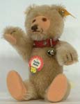 Light Teddy Baby with Red Collar