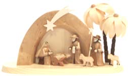 German Carved Nativity