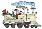 Santa and Train