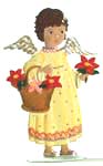 Angel with Flower Basket