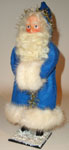 Santa with Blue Muff