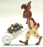 Bunny pushing Cart