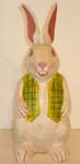 Bunny with Yellow Check Coat